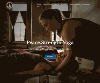 Peacestrengthyoga.com(Peacestrengthyoga) Screenshot