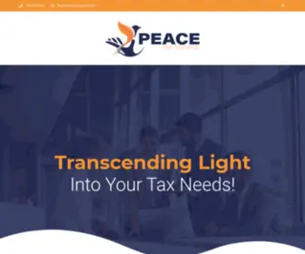 Peacetaxservices.com(Peace) Screenshot