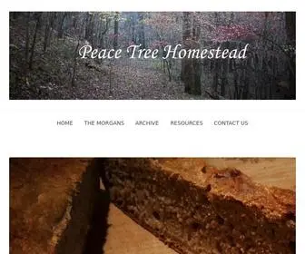 Peacetreehomestead.com(Peacetreehomestead) Screenshot