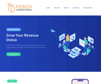 Peachadvertising.com(Digital Marketing Agency) Screenshot