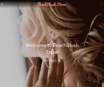 PeachblushStore.com(Buy Women's Fashion products online) Screenshot