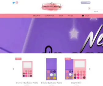 Peachcobeauty.com(Eyeshadows And Makeup Palettes) Screenshot