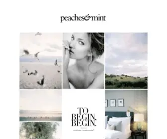 Peachesandmint.com(Unique as the people) Screenshot