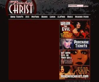 Peacheschrist.com(Peaches Christ) Screenshot