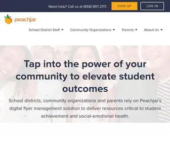 PeachJar.com(Elevating Student Outcomes Through the Power of Community) Screenshot