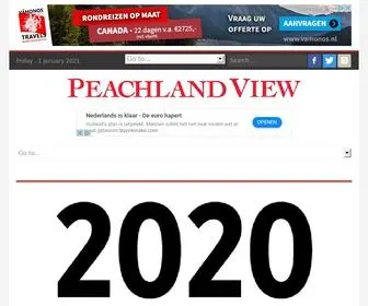 Peachlandview.com(Peachland View) Screenshot