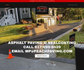 Peachpaving.com(Peach Paving LLC) Screenshot