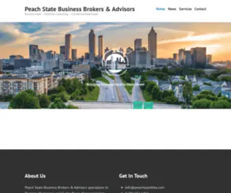 Peachstatebba.com(Business Sales) Screenshot