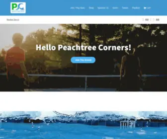 Peachtree-Corners.org(Peachtree Corners Swim and Racquet) Screenshot