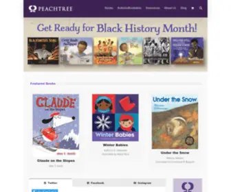 Peachtree-Online.com(A trade publisher creating children's books that educate) Screenshot