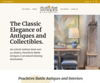 Peachtreebattleantiques.com(Peachtree Battle Antiques) Screenshot