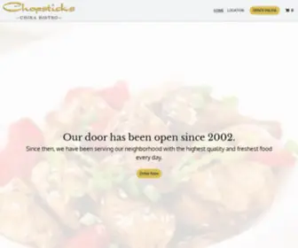 Peachtreecitychopsticks.com(Chopsticks China Bistro) Screenshot