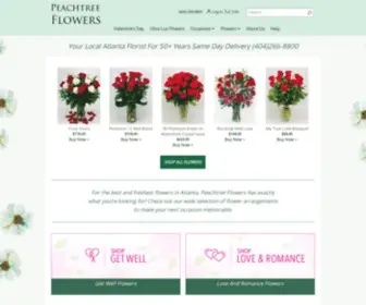 Peachtreeflowers.com(Peachtree Flowers) Screenshot