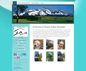 Peachvalleykennels.com(Peach Valley Kennels) Screenshot