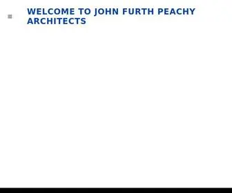 Peachyarchitects.nyc(John Peachy Architects) Screenshot