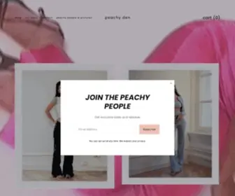Peachyden.co.uk(Peachy Den) Screenshot