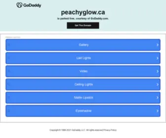Peachyglow.ca(Peachyglow) Screenshot
