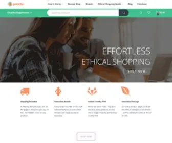 PeachyStore.com(Shop Ethically From Brands With A Store On Our Marketplace) Screenshot