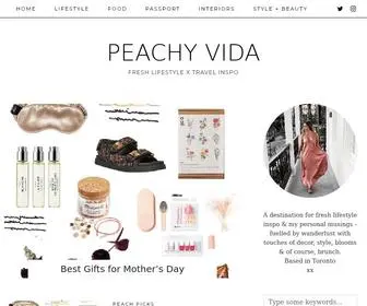 Peachyvida.ca(PEACHY VIDA) Screenshot