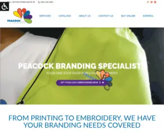 Peacockbrandingspecialists.com(Peacockbrandingspecialists) Screenshot