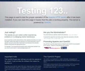 Peacockcolours.com(Apache HTTP Server Test Page) Screenshot