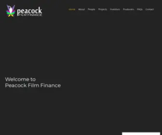 Peacockfilmfinance.com(The best film finance investment company) Screenshot