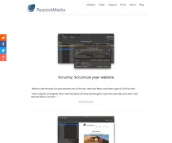 Peacockmedia.software(Web crawling software for Mac) Screenshot