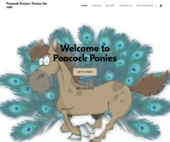 Peacockponies.com(Peacockponies) Screenshot