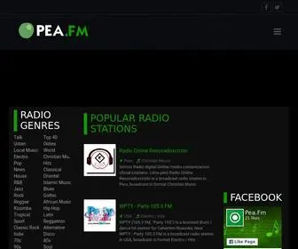Pea.fm(Online Radio) Screenshot