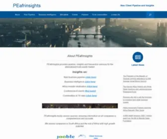 Peafrinsights.co.za(New Client Pipeline and Insights) Screenshot