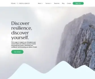 Peak-Resilience.com(Peak Resilience) Screenshot