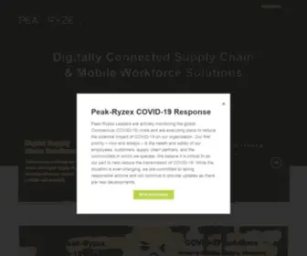 Peak-Ryzex.co.uk(Peak Technologies) Screenshot