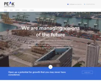 Peak-Sourcing.com(PEAK Sourcing) Screenshot