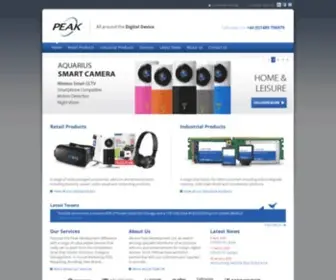 Peak-UK.com(SanDisk Distributor and Flash Memory Supplier) Screenshot