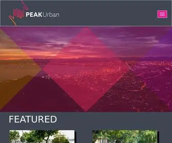 Peak-Urban.org(PEAK Urban) Screenshot