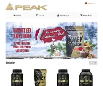 Peak.ag(PEAK Sportnahrung Shop) Screenshot