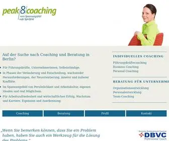 Peak8.de(Coaching Berlin) Screenshot