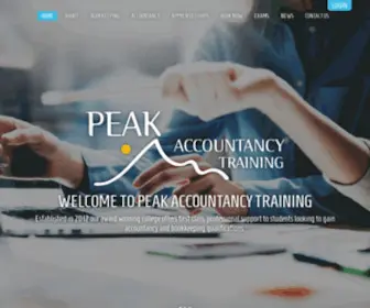 Peakaccountancytraining.co.uk(Peak Accountancy Training) Screenshot