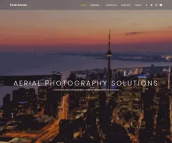 Peakaerials.com(Aerial Photography) Screenshot