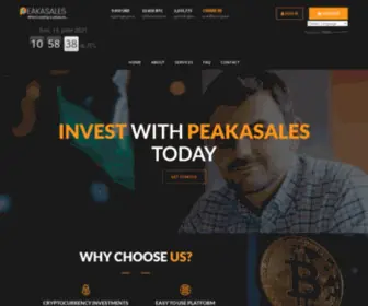 Peakasales.net(Peakasales trading & mining company) Screenshot