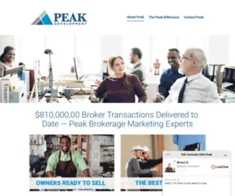 Peakbizdev.com(Peak Development) Screenshot