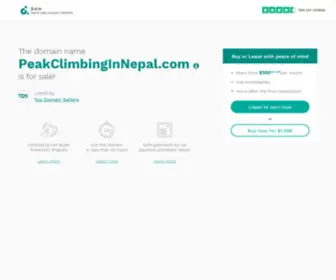 Peakclimbinginnepal.com(Buy and Sell Domain Names) Screenshot