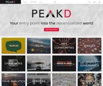 Peakd.com(PeakD) Screenshot