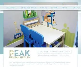 Peakdentalhealth.com(Peak Dental Health) Screenshot