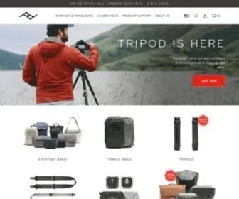 Peakdesign.com(Peak Design) Screenshot