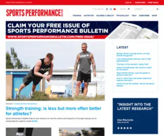 Peakendurancesport.com(Sports Performance Bulletin) Screenshot