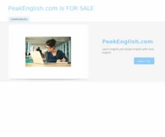 Peakenglish.com(peakenglish) Screenshot