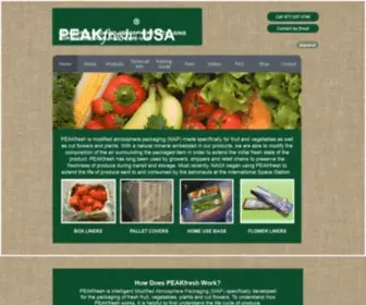 Peakfreshusa.com(PEAKfreshUSA) Screenshot