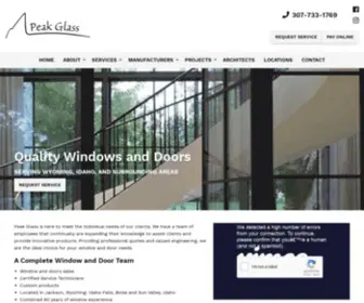 Peakglass.com(Quality Windows & Doors) Screenshot