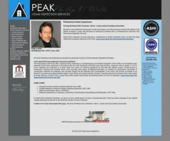 Peakhome.com(Cleveland Home Inspection) Screenshot